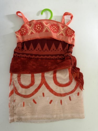 GIRL'S DISNEY MOANA 2 SIMEA COSTUME - 3-4T - ORANGE image 2