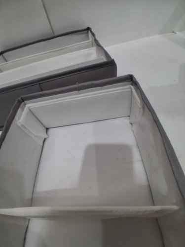 4pc neatfreak adjustable drawer organizers - 7.5" x 13.5" x 4" (small bins) - 13.5" x 13.5" x 4" (large bin) - grey (model: 1736539) image 3