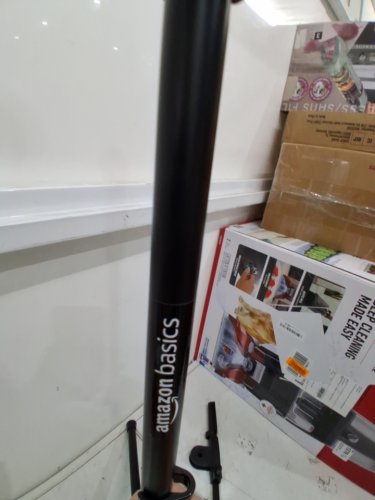 AMAZON BASICS TRIPOD BOOM MICROPHONE STAND - HEIGHT-ADJUSTABLE WITH METAL BASE / 3.3FT - 5.6FT WITH CLOTHESPIN MIC CLIP image 3