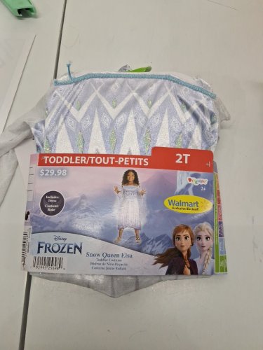 TODDLER DISNEY FROZEN SNOW QUEEN ELSA COSTUME DRESS - 2T - LAVENDER AND WHITE image 2
