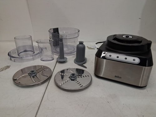 Braun 8 Cup Food Processor - 2.1L Capacity - 550 W - Silver - (MODEL : FP3211SI) image 2