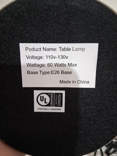 2PK rustic lamps with shades - 10.5" - dark brown image 6