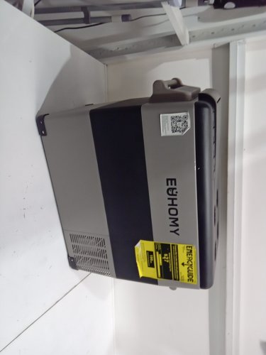 EUHOMY Electric Cooler Refrigerator Fridge/Freezer With APP Control - 55L CAP - 12V - Black/Grey (Model: CF001-55GR-CAEH) image 3