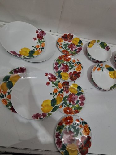12PC MAXWELL & WILLIAMS CAPRI DINNERWARE SET - MULTI COLOR FLORAL (MODEL: 1041712) image 4