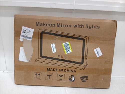 Dimmable 3-modes Makeup Vanity Mirror with Lights with USB Charging - 19" x 28" - white/clear image 2