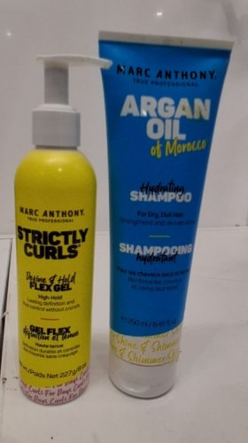 2PC MARC ANTHONY SHAMPOO AND CURL GEL - 250 ML SHAMPOO, 8 OZ CURL GEL image 2