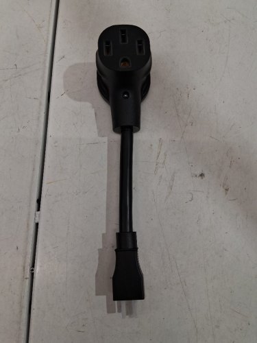 aimiler nema ev charger power cord - 5-15p to 14-50r - black image 2