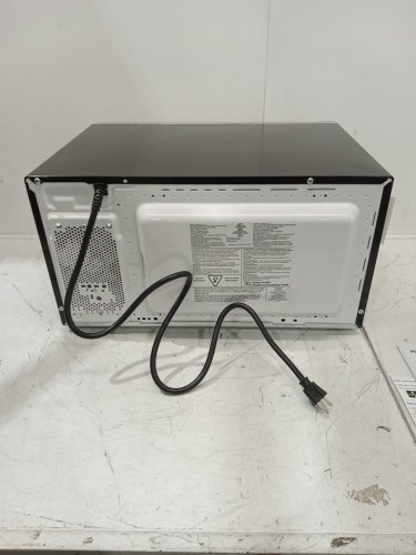HAMILTON BEACH STAINLESS STEEL COUNTERTOP MICROWAVE WITH CHILD SAFETY LOCK - 1.1 CU.FT - 1000W - SILVER/BLACK (MODEL: EM031MC1-L2) image 7