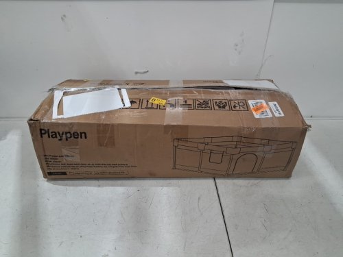 mloong Baby Playpen with Mat - 59" x 59" - Grey image 8