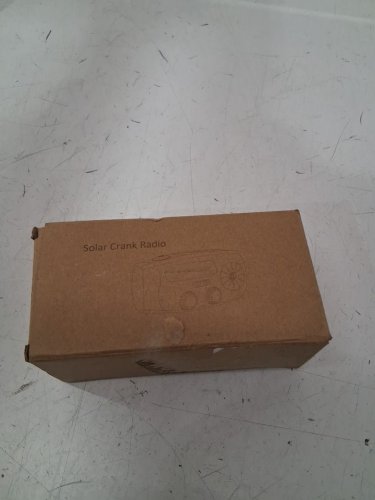 Protable Solar Hand crack Radio - red/black image 2