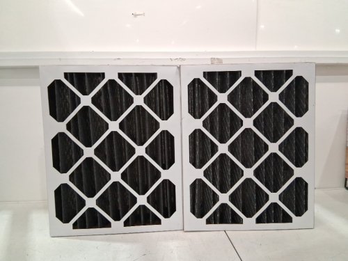 2pk Nordic Pure Pure Carbon Pleated Odor Reduction Merv 8 Furnace Filters -16"x 20"x 4" - black image 3