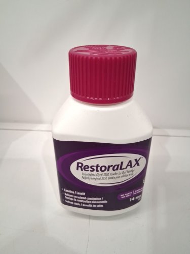 restoralax laxative powder for constipation relief with stool softener - 238G (14 doses) image 2