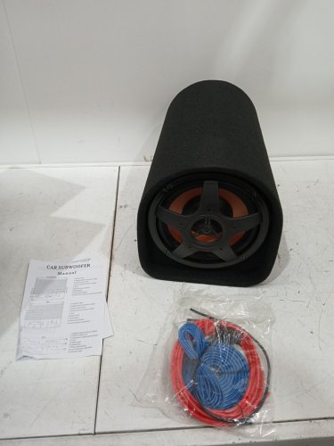 12V Car Subwoofer, Large Power Tunnel Type Bass Speaker System - 12v - 4 ohms - Black - image 4