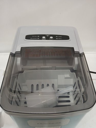 Frigidaire Stainless Steel Countertop Ice Maker with 26 lb/Day bullet ice - Silver (model: EFIC127-SS-SC-EP) image 7