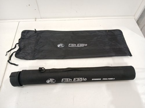BPS fish eagle spinning travel rod case - 24" - Black(model: fegl70ms-4) image 3