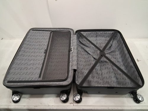 2pc Samsonite Omni 2 Hardside Expandable Spinner Luggage suitcase with telescopic handles - 22" & 24" - Solid Charcoal grey (model: 138449-3386) image 17