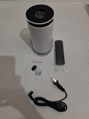LCD MINI portable ULTRA HD 4K LED PROJECTOR - WHITE (MODEL: F100) image 3