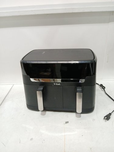 T-Fal Dual Easy Fry XXL Air Fryer - 6.5L / 4.5L - Black/Grey/Silver (Model: EY9428Q0) image 9