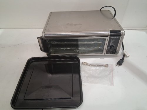 NINJA FOODI 8-IN-1 DIGITAL FLIP-AWAY AIR FRYER TOASTER OVEN - STAINLESS STEEL (MODEL: SP101C/FT102CCO) image 4