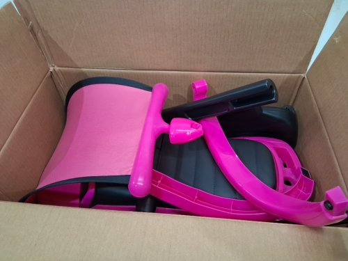 Costway Mercedes-Benz Licensed 3-in-1 Ride-On Push Car with Canopy - 55lbs capacity - pink (model:TQ10365PI) image 3