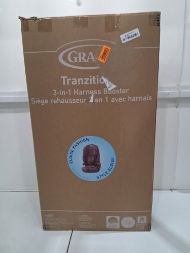 Graco Tranzitions 3‑in‑1 Harness Booster Seat with High‑Back Booster & Backless Booster, 2 Removable Cup Holders, Open‑Loop Belt Guides & Machine‑Washable Covers (MODEL: 2035724) image 2