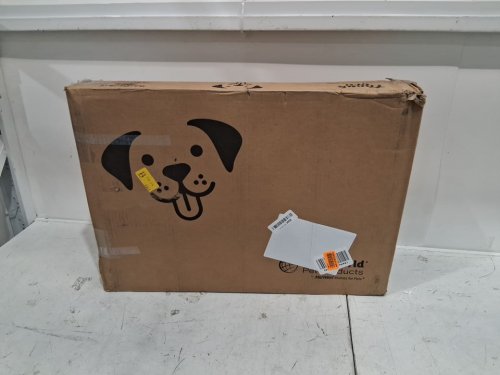 3PC NEW WORLD PET PRODUCTS 2-DOOR WIRE METAL PET CRATE WITH PLUSH BED & COVER - 24"Lx18"Wx19"H (FOR PETS UP TO 25LBS) - BLACK (MODEL: B24DD-KIT) image 2