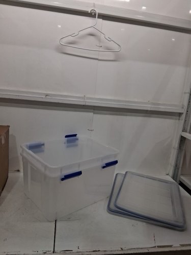 2PK - IRIS USA ZIPLOC WEATHERSHIELD STORAGE BOX - 44QT - CLEAR - (MODEL: WSB-SD) image 3