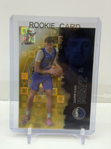 COOPER FLAGG ROOKIE CARD - GOLD SHIMMER ROUND 1 PICK 1 - TOPPS CHROME 2026 #101 image 2