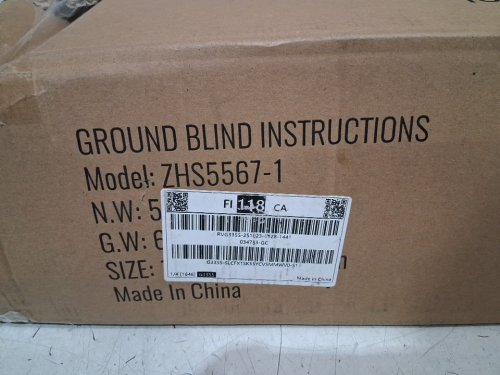 Vevor See Through Ground hunting Blinds with Carrying Bag - fits 2-3 people - 55" x 55" x 67" (model: zhs5567-1) image 3