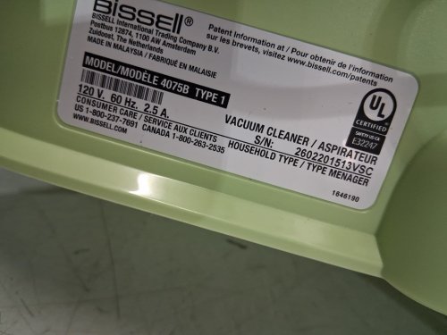 BISSELL LITTLE GREEN MINI CORDED PORTABLE CARPET AND UPHOLSTERY DEEP CLEANER WITH SELF-CLEANING TOUGH STAIN TOOL, HYDRORINSE TOOL (MODEL:4075B) image 6