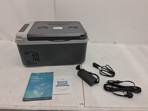 EUHOMY CAR REFRIGERATOR COMPRESSOR ELECTRIC COOLER WITH APP CONTROL - 12V - 10L - BLACK/GREY (MODEL: CF020-10GR-CAEH) image 2