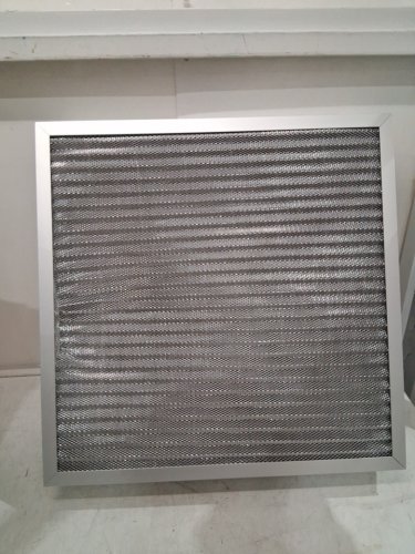 demiwise reusable washable electrostatic aluminum merv 8 air filter - 20" x 25" x 1" - silver image 3