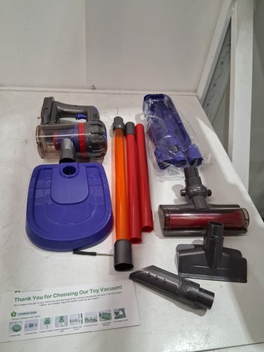 kids VARANO 3-in-1 REAL SUCTION VACUUM CLEANER TOY - GREY/ORANGE/red (MODEL: BM63521) image 3