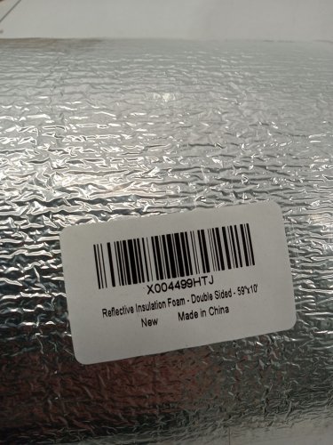 Multipurpose Double-sided Reflective Insulation Foam - 59" x 10FT - Silver (Model: 9HTJ) image 4