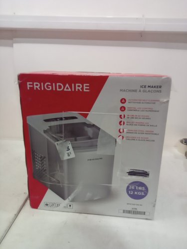 Frigidaire Stainless Steel Countertop Ice Maker with 26 lb/Day bullet ice - Silver (model: EFIC120-SS-SC) image 2