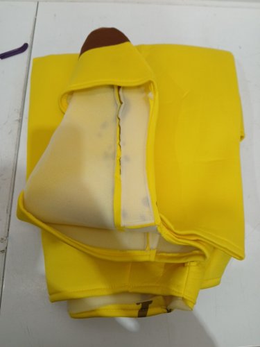 ADULT PARTYHOLIC THAT'S BANANA'S COSTUME (JUMPSUIT ONLY) - OSFM - YELLOW/BROWN image 2