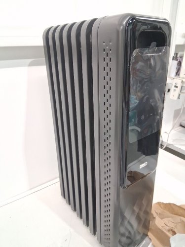 DREO electric Oil-filled radiator Heater with remote control - 1500w - dark Grey (Model: DR-HSH010) image 5