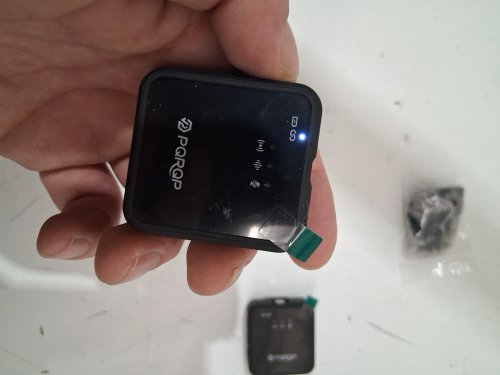 PQRQP 3 in 1 wireless  328ft Transmission Lavalier mini mic set for iPhone, Android or Camera - black image 4