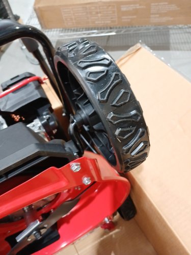 PowerSmart EasyCut 4-Stroke Height Adjustable Gas Lawn Mower - 18" - 144CC - Red image 8
