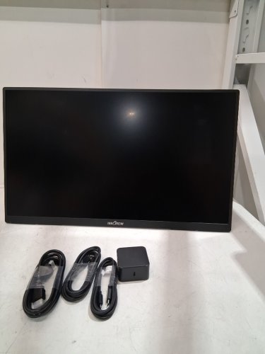 InnoView 23.8" Large Portable Monitor - 1080p FHD, 144HZ, 100% SRGB, IPS, USB-C, HDMI, 180°Adjustable Stand - black (model: incpm608) image 3