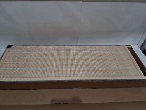 Pawlabay folding 6 Panel Short Room Bamboo Divider Screen - 3.95FT - Beige - (Model: 2501006AY) image 3