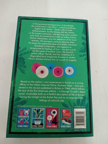 (Paperback) Burmese Days: A Novel by George Orwell image 3