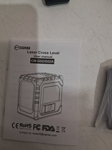 CIGMAN RECHARGABLE SELF LEVELING GREEN BEAM CROSS LINE LASER (MODEL: CM-G02) image 5