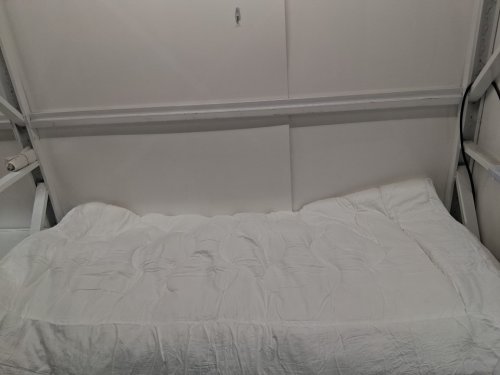 QUILTED MATTRESS TOPPER PAD - KING(78" X 80") - WHITE image 5