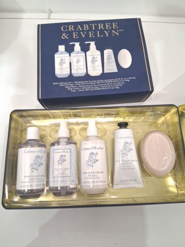 5pc Crabtree & Evelyn Body Care Tin Set - Nantucket Briar image 3