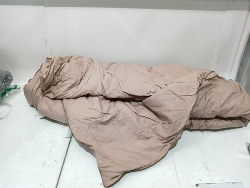 SNOWMAN COMFORTER - QUEEN - khaki/brown image 6