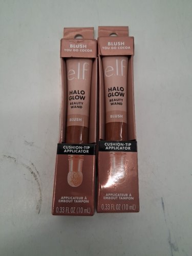 2 E.L.F. HALO GLOW BLUSH BEAUTY WAND WITH CUSHION TIP - YOU GO COCOA - 10ML/EACH image 2
