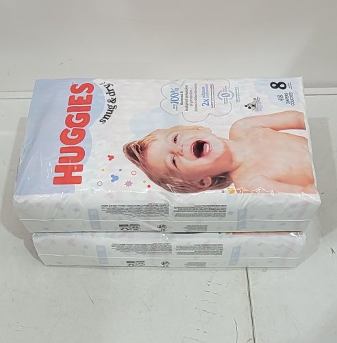 96PK HUGGIES SNUG AND DRY DIAPERS - SIZE 8 (OVER 46LB) - DISNEY MICKEY MOUSE image 2