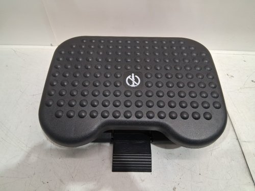 HUANUO adjustable under-desk ergonomic foot rest with 30 degree tilt angle - 3 heights: 4.3" , 5.5",  6.7" - 4.3" x 17.3" x 13.4" - black (model: HNFR3) image 3