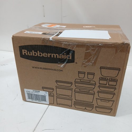 44PC RUBBERMAID Brilliance Food Storage Containers with Lids - CLEAR (MODEL: 2108389) image 2
